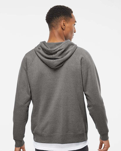 Independent Trading Co. Unisex Special Blend Raglan Hooded Sweatshirt PRM33SBP #colormdl_Nickel