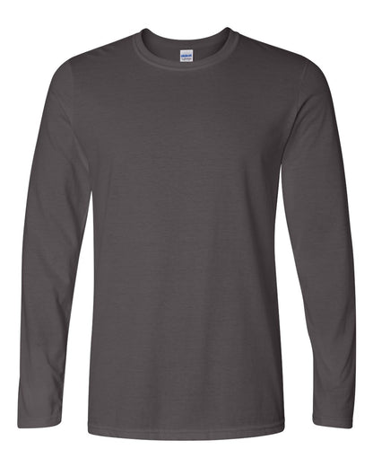 Gildan Softstyle® Long Sleeve T-Shirt 64400 #color_Charcoal