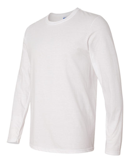 Gildan Softstyle® Long Sleeve T-Shirt 64400 #color_White