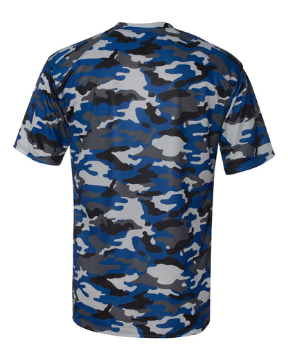 Badger Camo T-Shirt 4181 #color_Royal