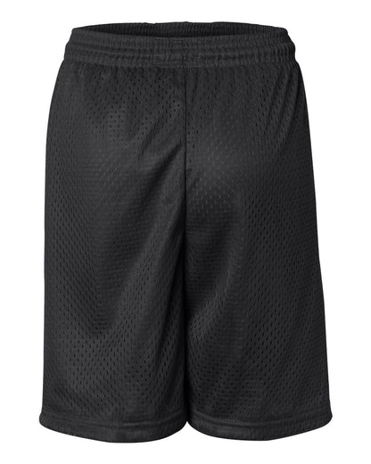 Badger Youth Pro Mesh 6" Shorts 2207 #color_Black