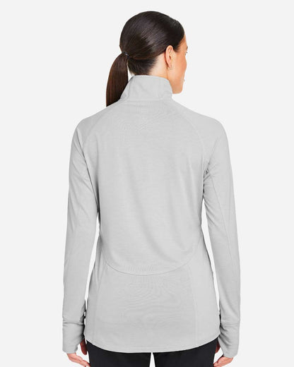 Puma Golf Women's Bandon Quarter-Zip Pullover PG400W #colormdl_High Rise