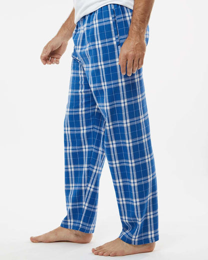 Boxercraft Men's Harley Flannel Pants BM6624 #colormdl_Royal/ Silver Plaid