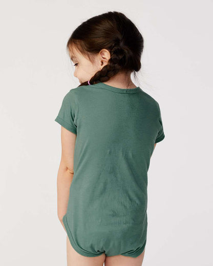 Rabbit Skins Infant Fine Jersey Bodysuit 4424 #colormdl_Basil
