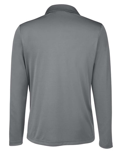 Team 365 Women's Zone Performance Long Sleeve Polo TT51LW #color_Sport Graphite