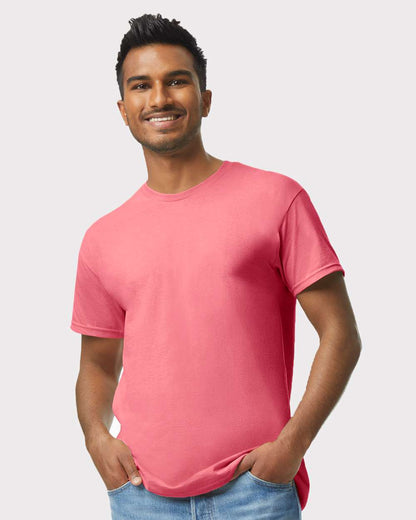 Gildan Unisex Heavy Cotton™ T-Shirt 5000 #colormdl_Coral Silk