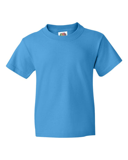 Fruit of the Loom HD Cotton Youth Short Sleeve T-Shirt 3930BR #color_Pacific Blue