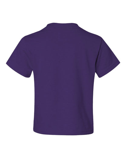 JERZEES Youth Dri-Power® 50/50 T-Shirt 29BR #color_Deep Purple