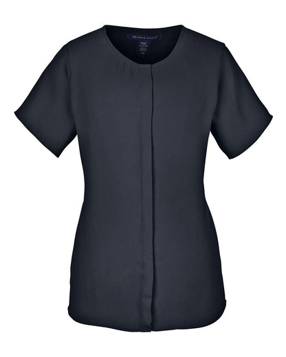 Devon & Jones Women's Perfect Fit™ Crepe Blouse DP612W #color_Black