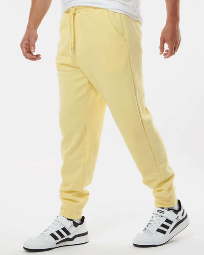 Independent Trading Co. Midweight Fleece Pants IND20PNT #colormdl_Light Yellow