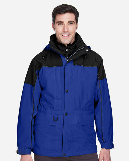 North End Men's 3-in-1 Two-Tone Parka 88006 #colormdl_Royal Cobalt