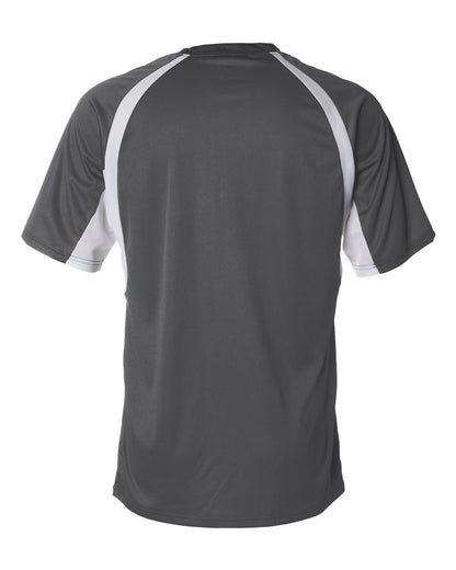 Badger B-Core Hook T-Shirt 4144 #color_Graphite/ White