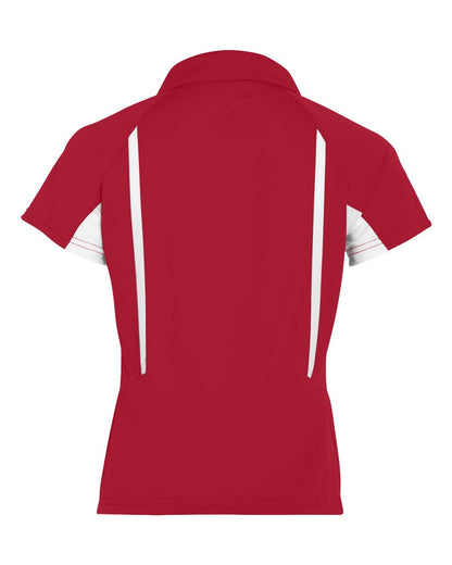 Holloway Women's Two-Tone Avenger Polo 222730 #color_Scarlet/ White