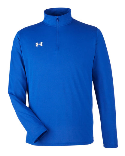 Under Armour Men's Team Tech™ Quarter-Zip Pullover 1376844 #color_Royal/ White
