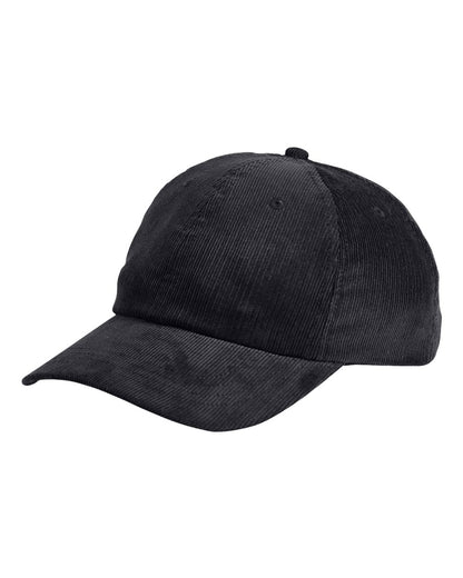 Big Accessories Corduroy Cap BA703 #color_Black