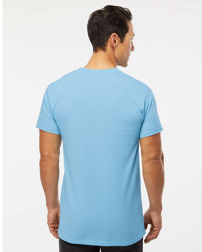 M&O Men's Gold Soft Touch T-Shirt 4800 #colormdl_Sky