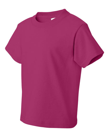 Fruit of the Loom HD Cotton Youth Short Sleeve T-Shirt 3930BR #color_Cyber Pink