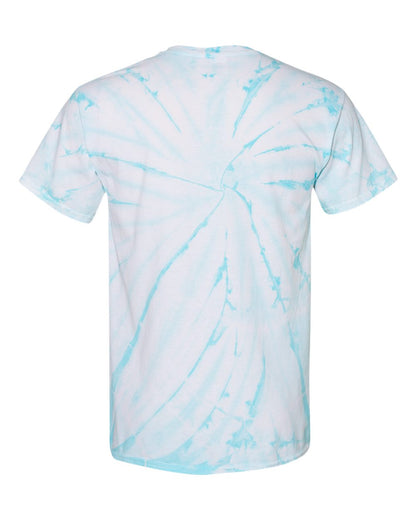 Dyenomite Cyclone Pinwheel Tie-Dyed T-Shirt 200CY #color_Pale Turquoise