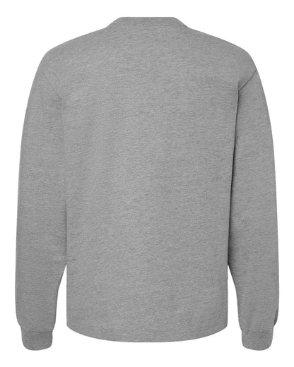 BELLA + CANVAS Unisex 7.5 oz Heavyweight Long Sleeve Tee 4651 #color_Athletic Heather
