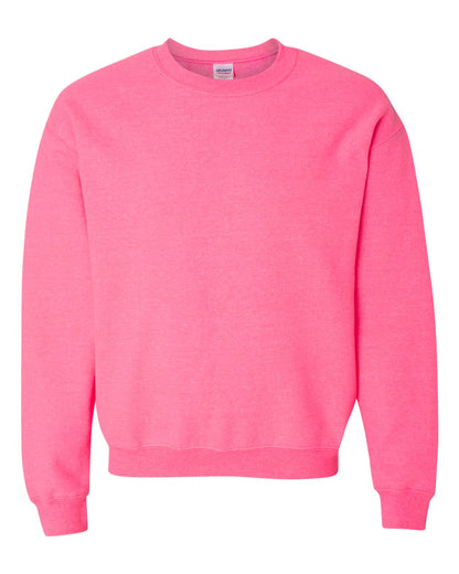 Gildan Unisex Heavy Blend™ Crewneck Sweatshirt 18000 #color_Safety Pink