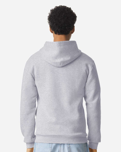 American Apparel Unisex ReFlex Fleece Full-Zip Hoodie Sweatshirt RF497 #colormdl_Heather Grey