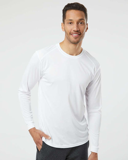 Paragon Unisex Long Islander Performance Long Sleeve T-Shirt 210 #colormdl_White