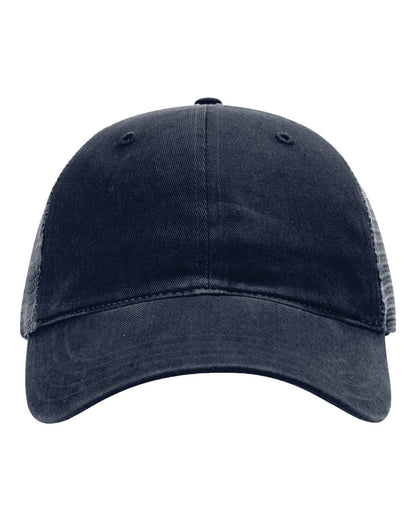 Richardson Garment-Washed Trucker Cap 111 #color_Navy