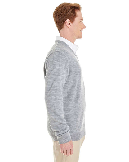 Harriton Men's Pilbloc™ V-Neck Sweater M420 #colormdl_Grey Heather