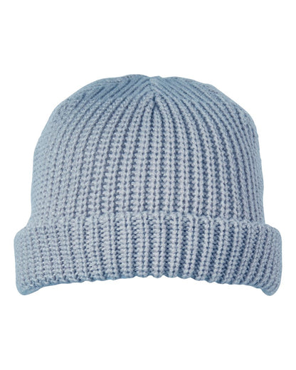 Big Accessories Dock Cuffed Beanie BA698 #color_Slate Blue