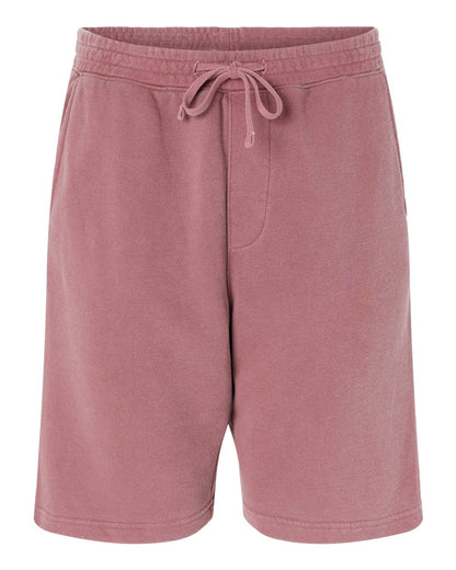 Independent Trading Co. Unisex Pigment-Dyed Fleece Shorts PRM50STPD #color_Pigment Maroon