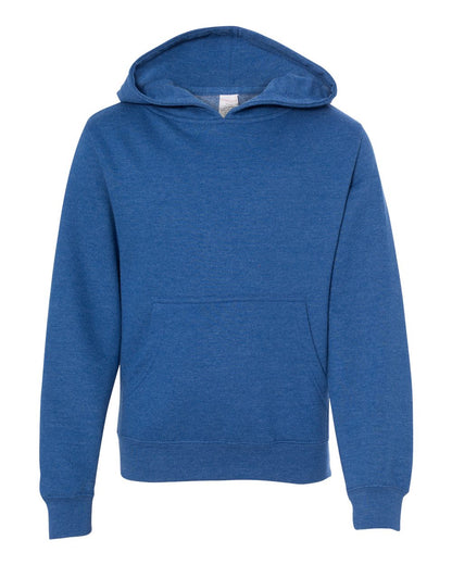 Independent Trading Co. Youth Midweight Hooded Sweatshirt SS4001Y #color_Royal Heather