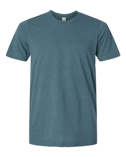 Tultex Combed CVC T-Shirt 602CVC #color_Heather Deep Teal