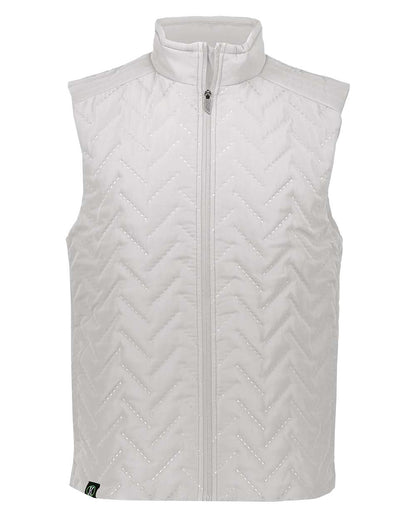 Holloway Men's Repreve® Eco Quilted Vest 229513 #color_White