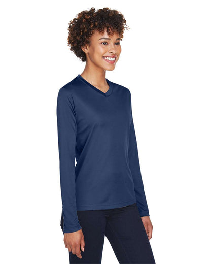 Team 365 Women's Zone Performance Long Sleeve T-Shirt TT11WL #colormdl_Sport Dark Navy