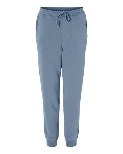 Independent Trading Co. Unisex Pigment-Dyed Fleece Sweatpants PRM50PTPD #color_Pigment Slate Blue