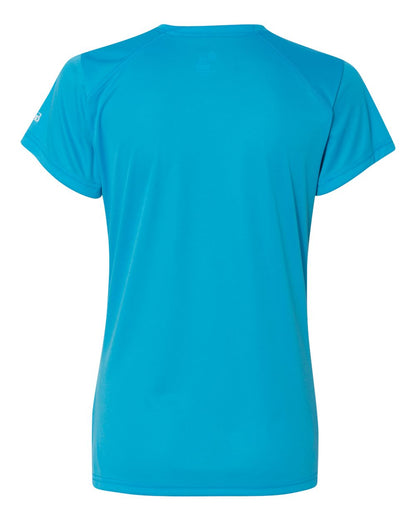 Badger Women’s B-Core V-Neck T-Shirt 4162 #color_Electric Blue