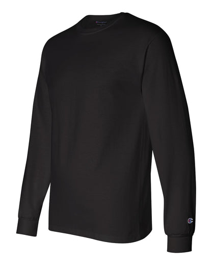 Champion Unisex Long Sleeve T-Shirt CC8C #color_Black