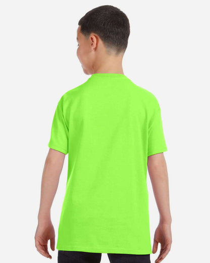 Gildan Youth Heavy Cotton™ T-Shirt 5000B #colormdl_Neon Green
