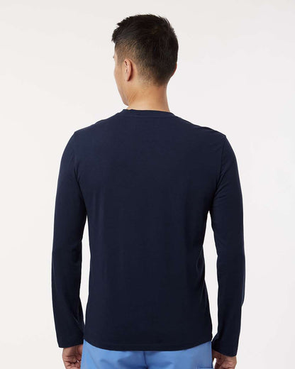 Jaanuu Men's RegenX Cotton Underscrub Long Sleeve T-Shirt M30002U #colormdl_Midnight Navy