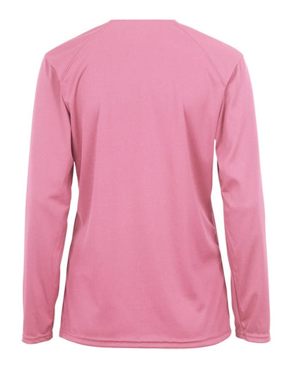 Badger Women's B-Core Long Sleeve T-Shirt 4164 #color_Pink