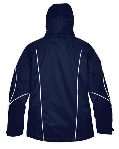North End Women's Angle 3-in-1 Jacket with Bonded Fleece Liner 78196 #color_Night