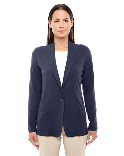 Devon & Jones Women's Perfect Fit™ Shawl Collar Cardigan DP462W #colormdl_Navy