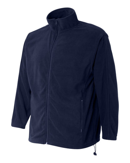Sierra Pacific Men's Microfleece Full-Zip Jacket 3301 #color_Nantucket Navy