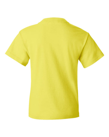 Fruit of the Loom HD Cotton Youth Short Sleeve T-Shirt 3930BR #color_Neon Yellow