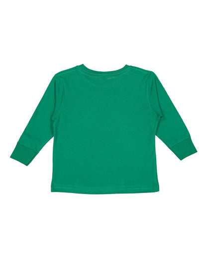 Rabbit Skins Toddler Fine Jersey Long Sleeve Tee 3302 #color_Kelly