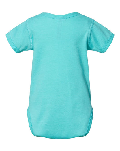 Rabbit Skins Infant Fine Jersey Bodysuit 4424 #color_Caribbean