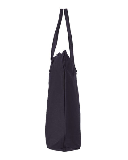 Liberty Bags Tote with Top Zippered Closure 8863 #color_Navy