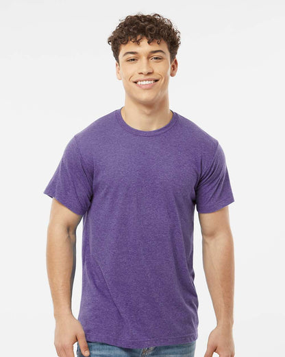 Tultex Poly-Rich T-Shirt 241 #colormdl_Heather Purple