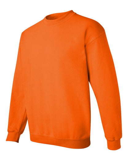 Gildan Unisex Heavy Blend™ Crewneck Sweatshirt 18000 #color_Safety Orange