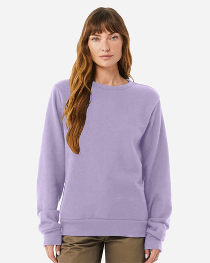 BELLA + CANVAS Sponge Fleece Classic Crewneck Sweatshirt 3911 #colormdl_Dark Lavender